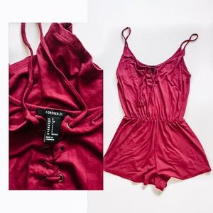 MAROON romper
